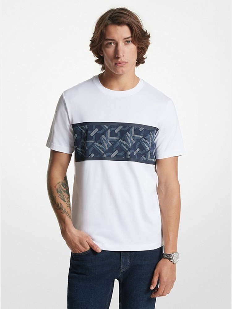 T-Shirt Con Stampa Empire Michael Kors