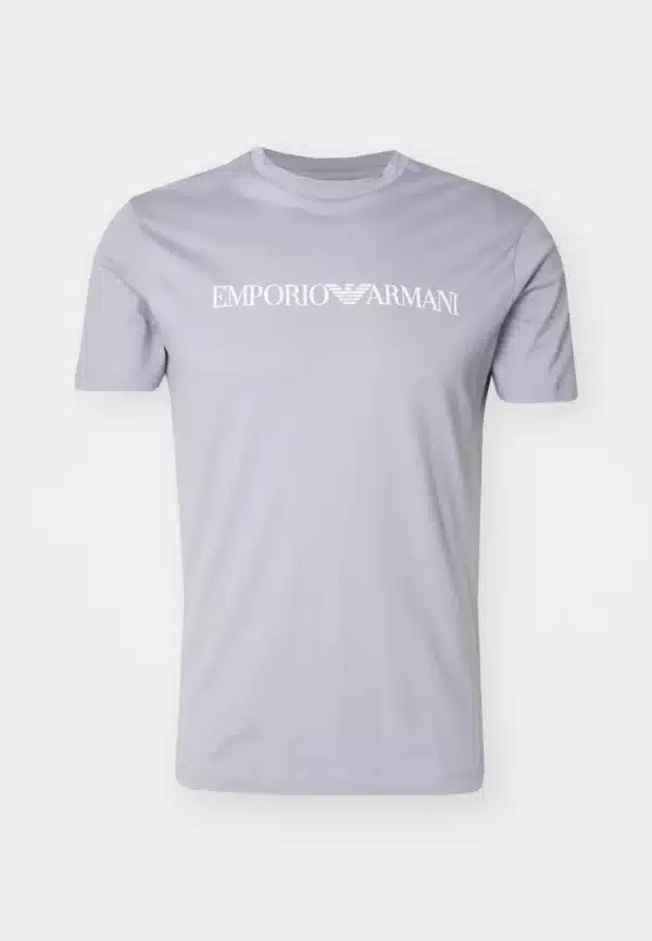 T-Shirt Lilla Logo Emporio Armani