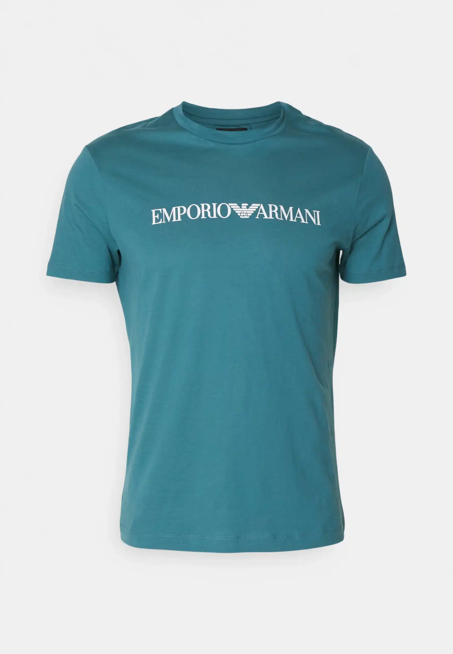 T-Shirt Petrolio Logo Emporio Armani