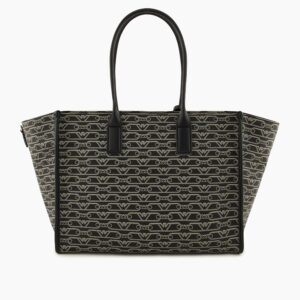 Shopper Media Stampa Monogram Emporio Armani - immagine 3